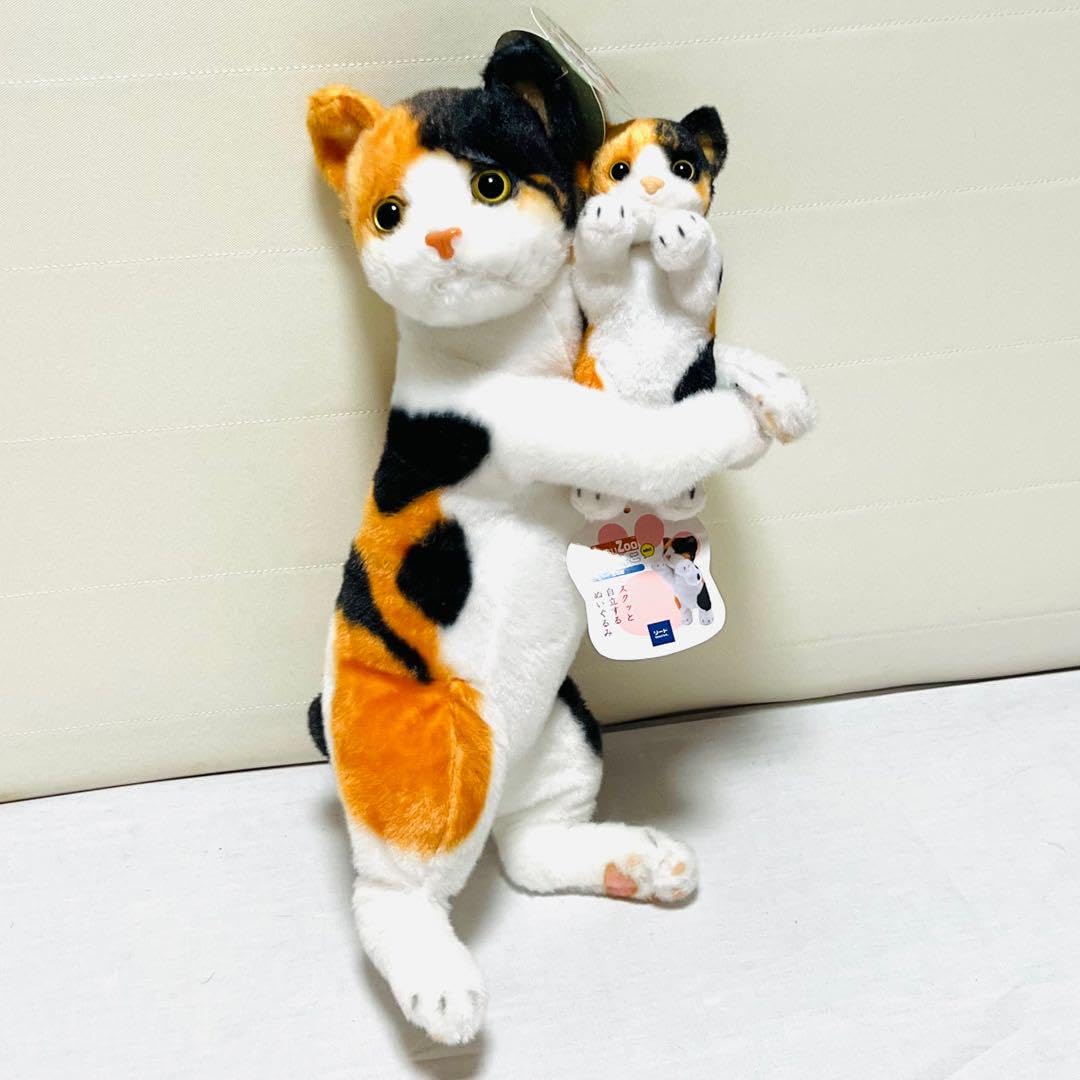 三毛猫親子ぬいぐるみセット(2匹セットです) Amazon.co.jp: 【プライズ】三毛猫 ぬいぐるみ 2匹セット : おもちゃ